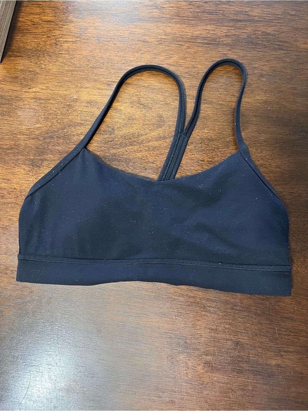 lululemon athletica Black Seamless Lightweight Bralette